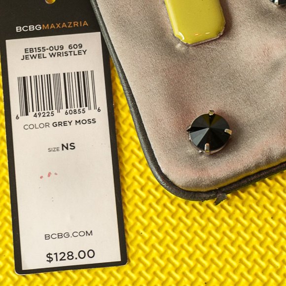 NWT BCBG jeweled wristlet - Picture 2 of 3